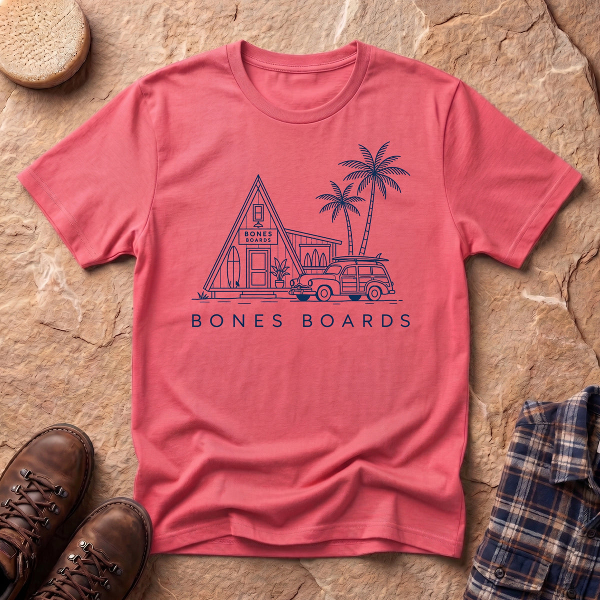 Bones Stick Line Unisex T-Shirt