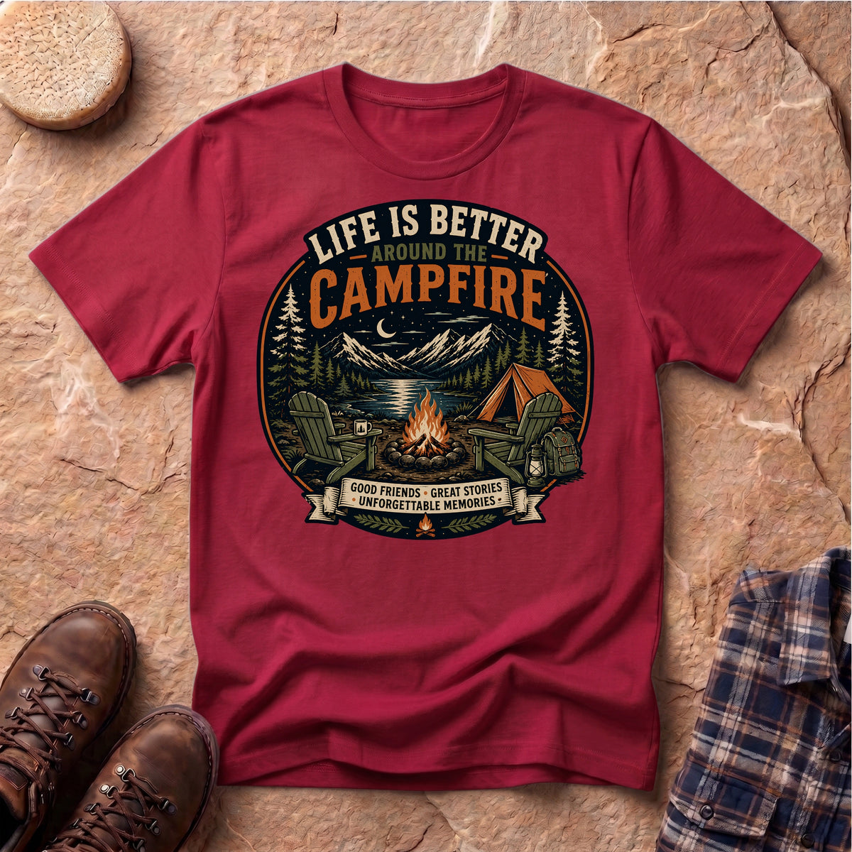 Around The Fire Unisex T-Shirt