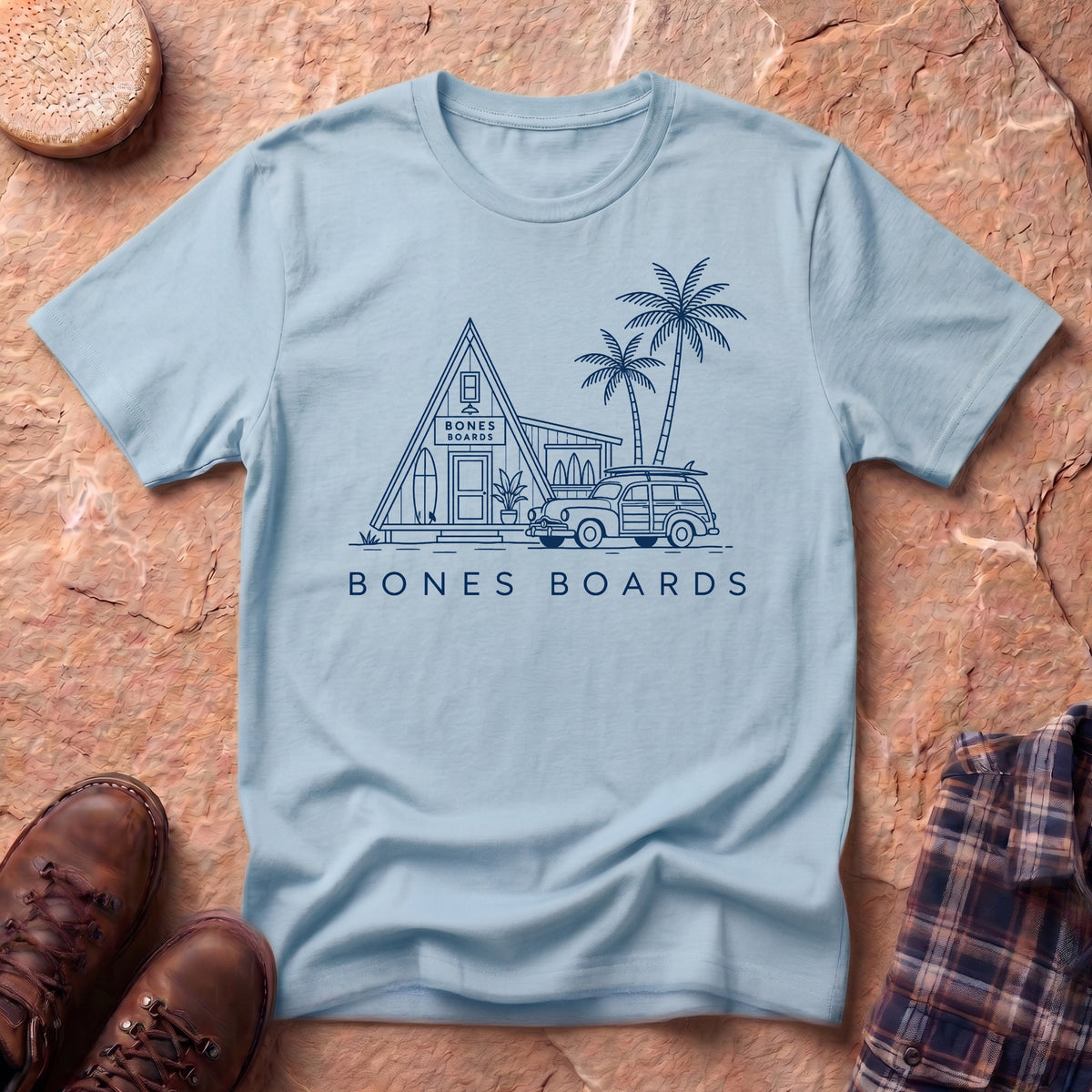 Bones Stick Line Unisex T-Shirt