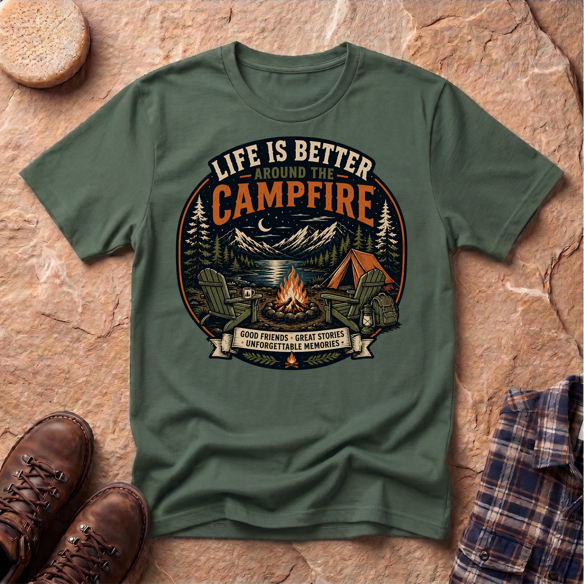 Around The Fire Unisex T-Shirt