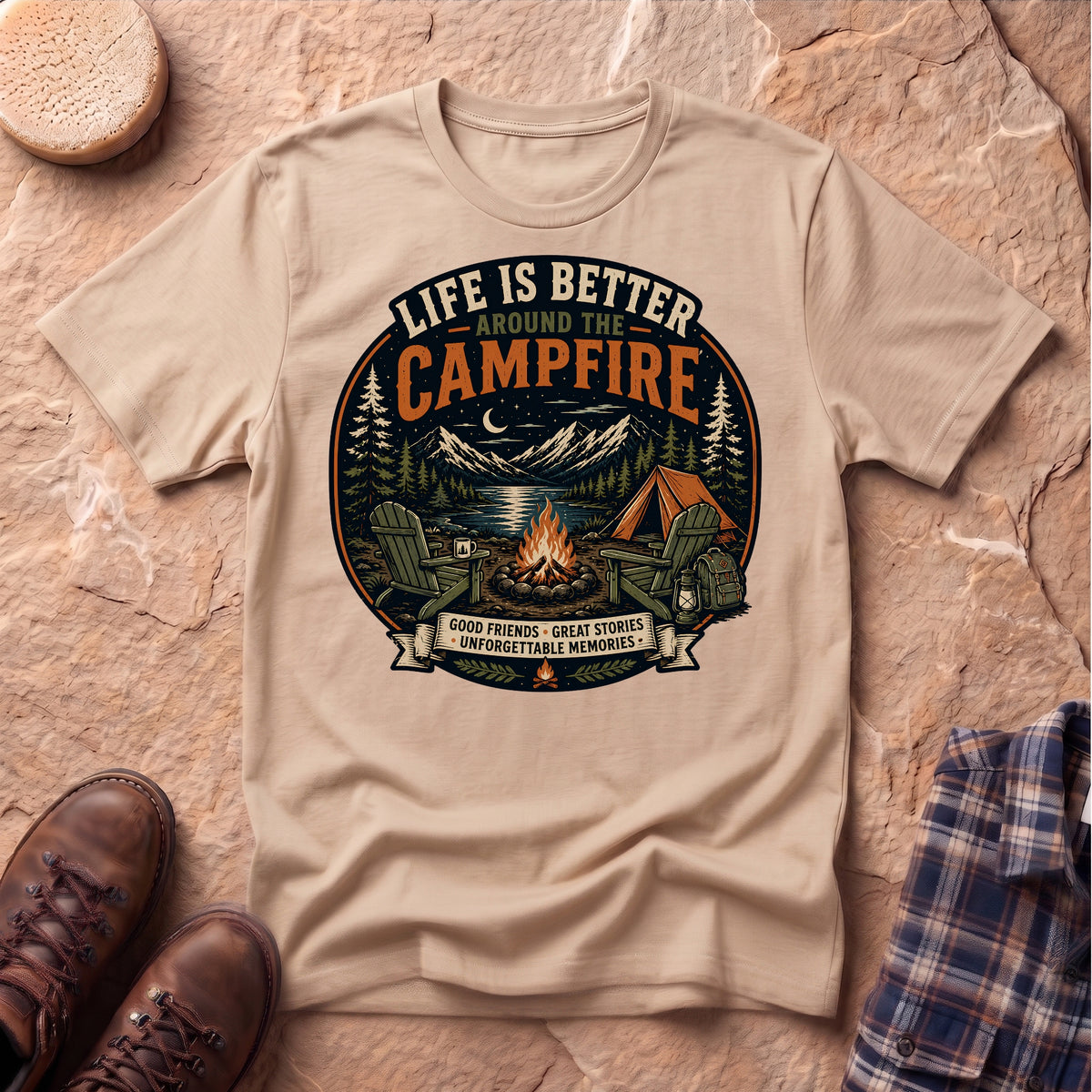 Around The Fire Unisex T-Shirt