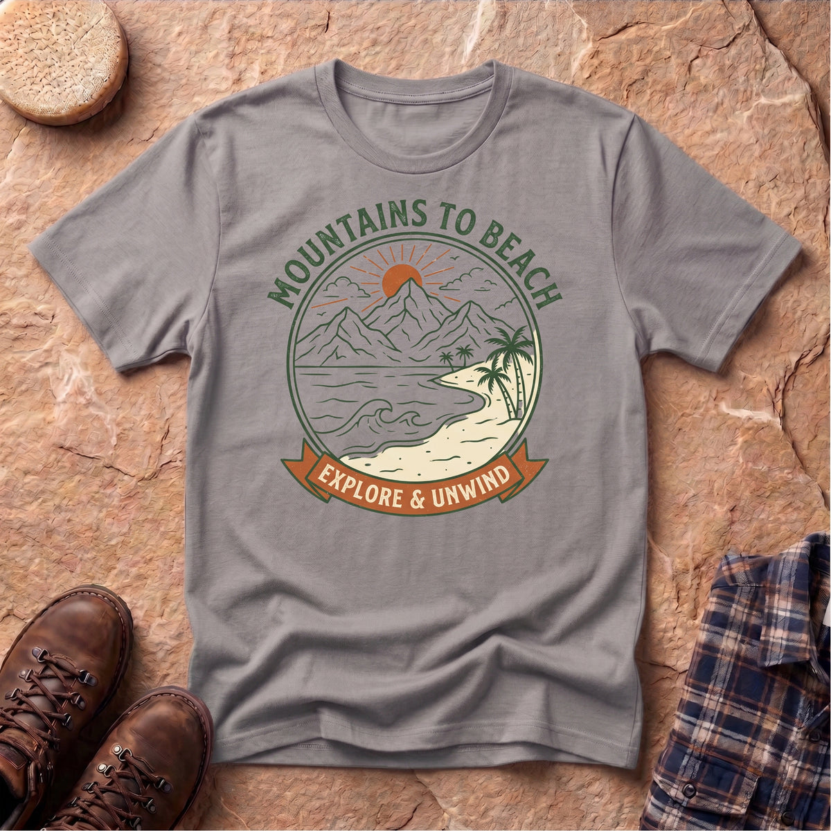 Mountains to Beach Unisex T-Shirt