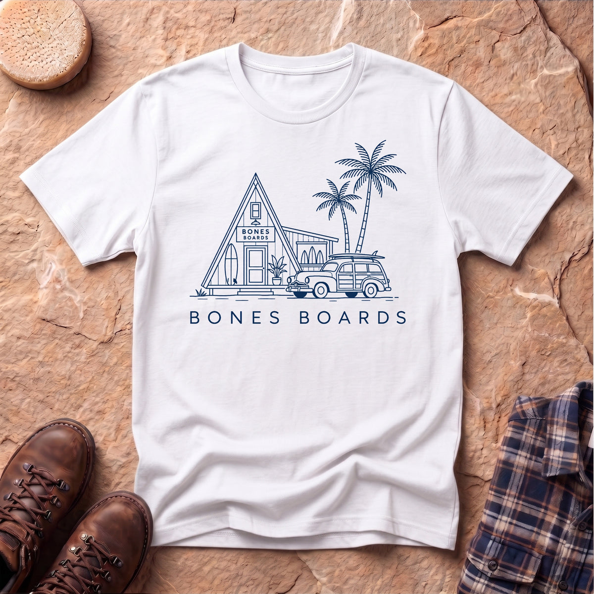Bones Stick Line Unisex T-Shirt