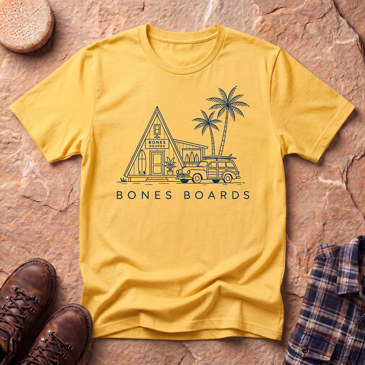 Bones Stick Line Unisex T-Shirt